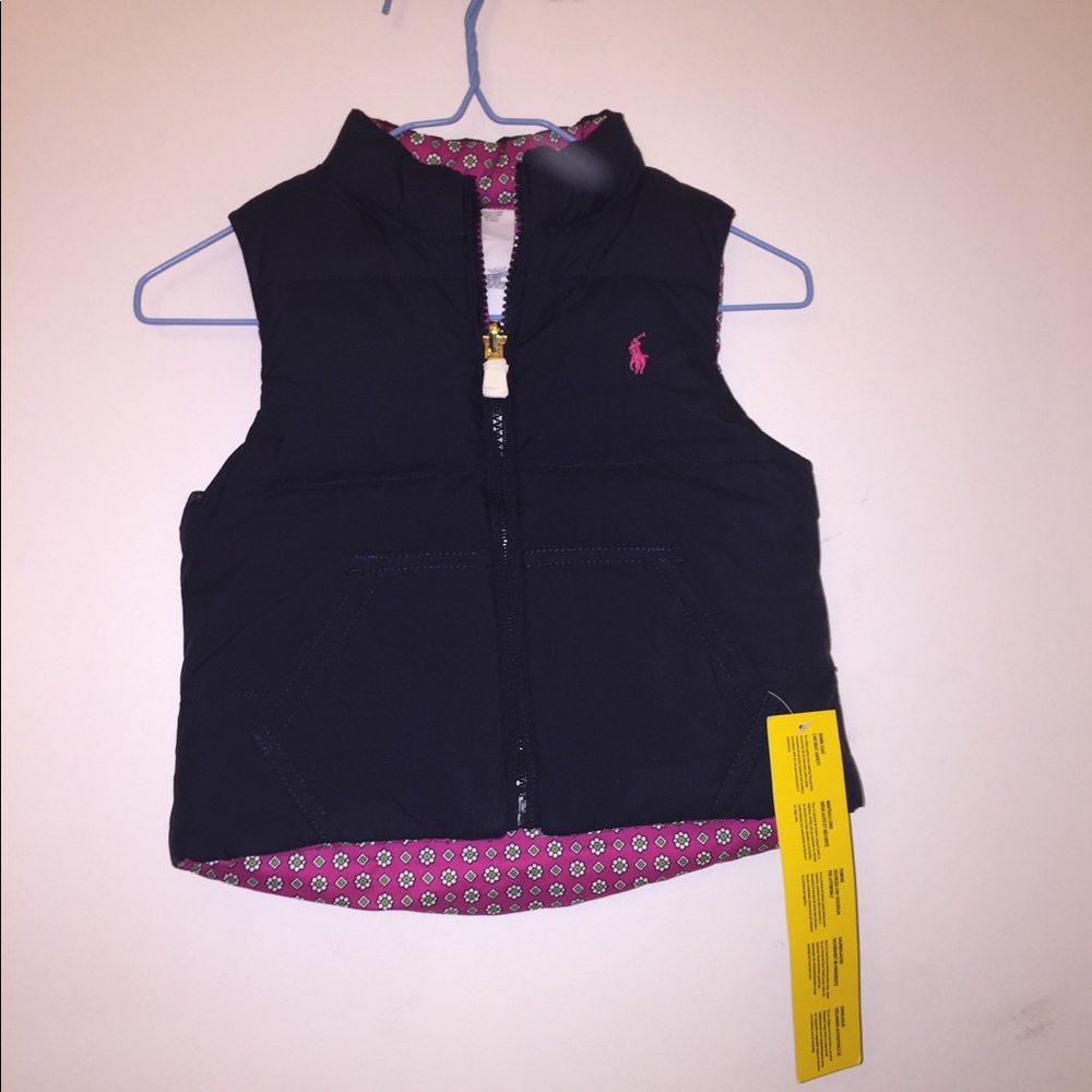 NWT - Ralph Lauren Puffer Vest (reversible)